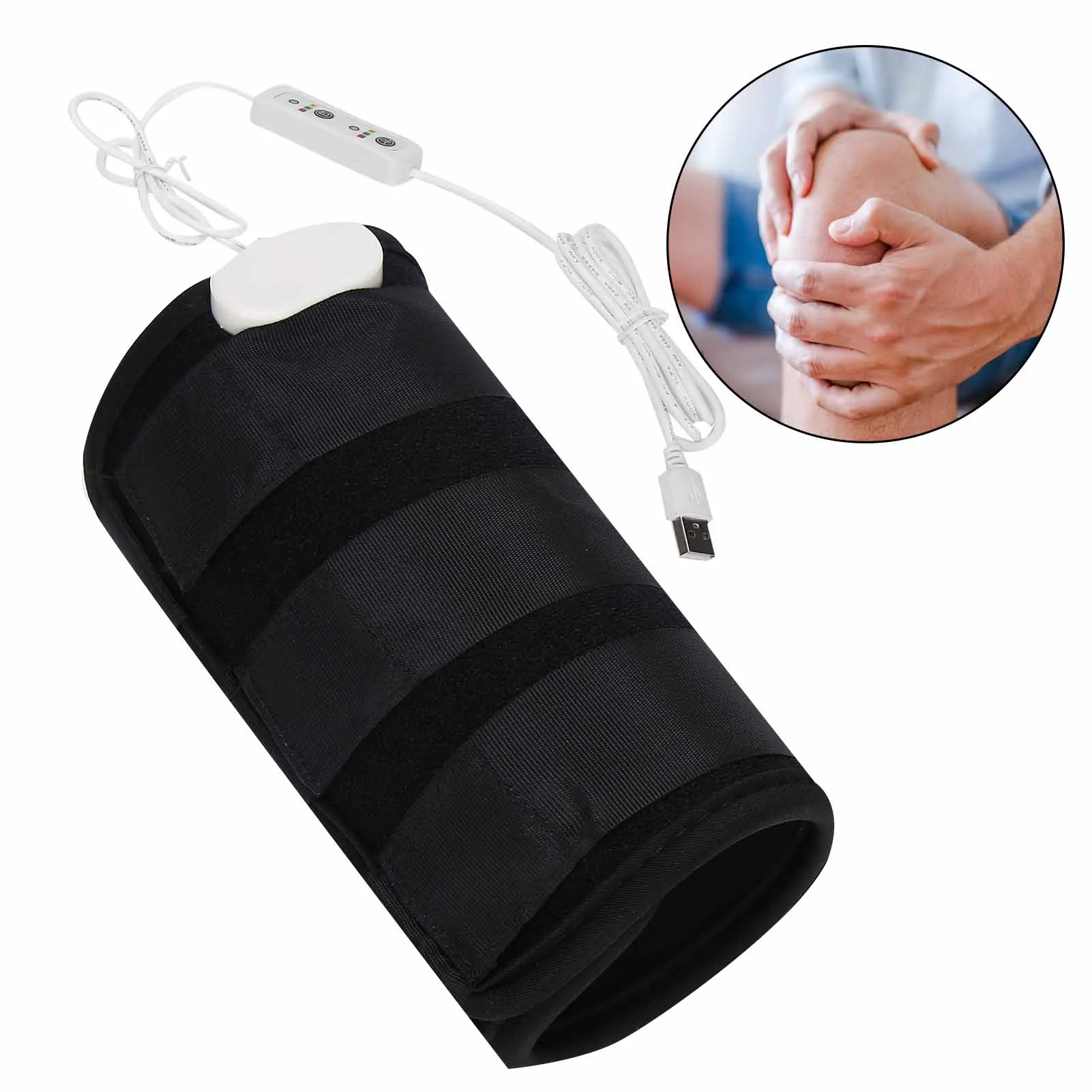 Online Alat Terapi Lampu Merah Lutut Bantalan Pemanas Inframerah Dekat Penghilang Rasa Sakit Untuk Perawatan Kaki Arthritis Pijat Kesehatan Perlindungan Hangat