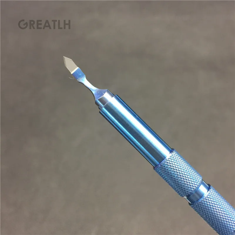 Sapphire лезвия кератомический хирургический инструмент титановая ручка 2 5 мм