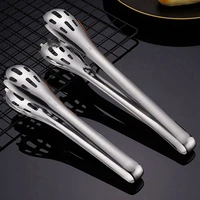 cooking tong bbq stainless steel hollow heat proof kitchen tongs serving clamp cooking tong kitchen accessories grilling utensil