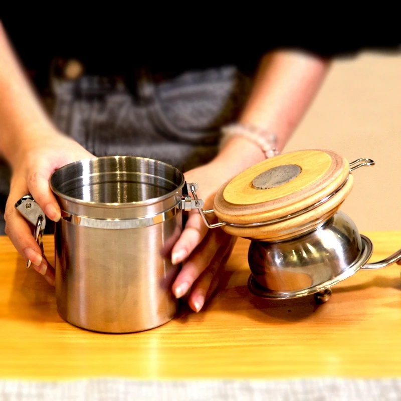 

Container Manual Coffee Bean Grinder Mills Machine Hand Conical Burr Coffee Grinder Spice Mills Kitchen Tool