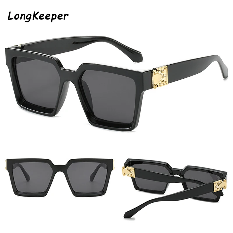 Солнцезащитные очки в винтажном стиле женские квадратные брендовые