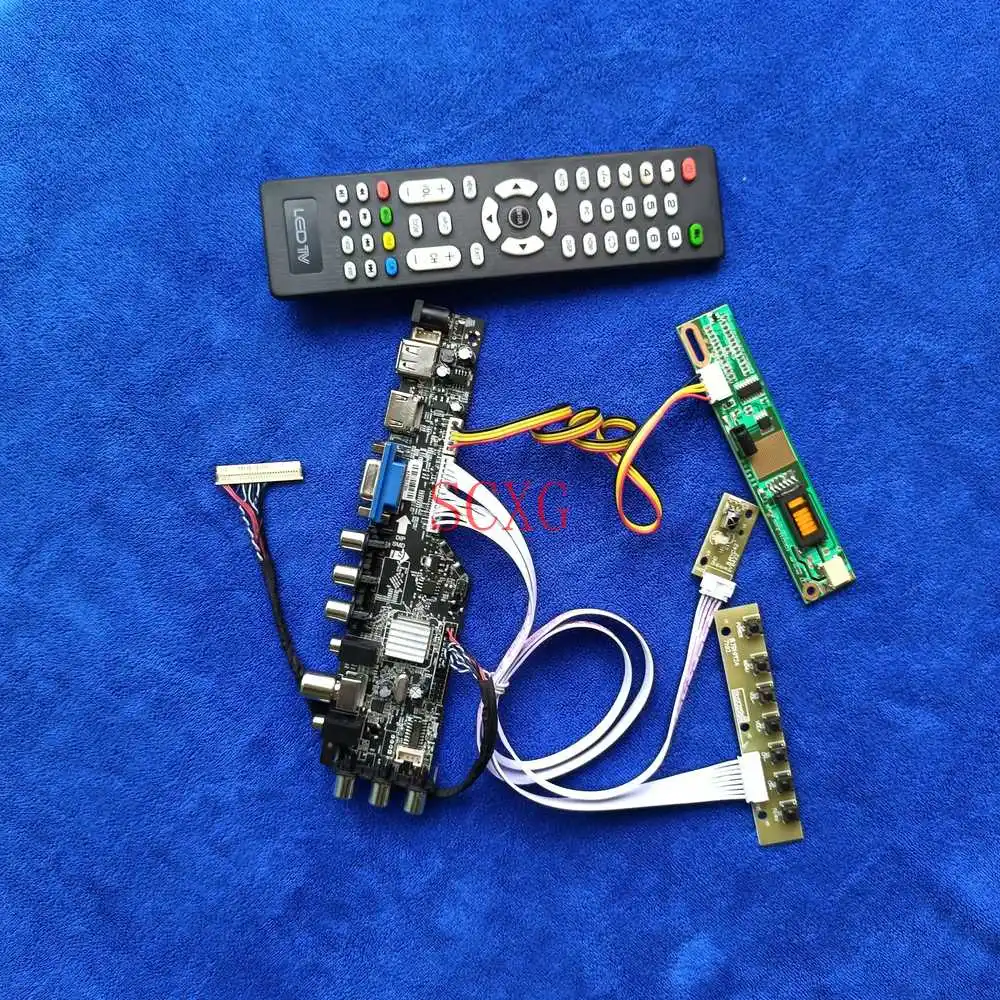 

KIT 1CCFL Matrix Drive Card LVDS 30Pin HDMI-compatible USB AV VGA DVB Signal Digital Fit LTN160HT01-A01/LTN160HT01-A02 1920*1080