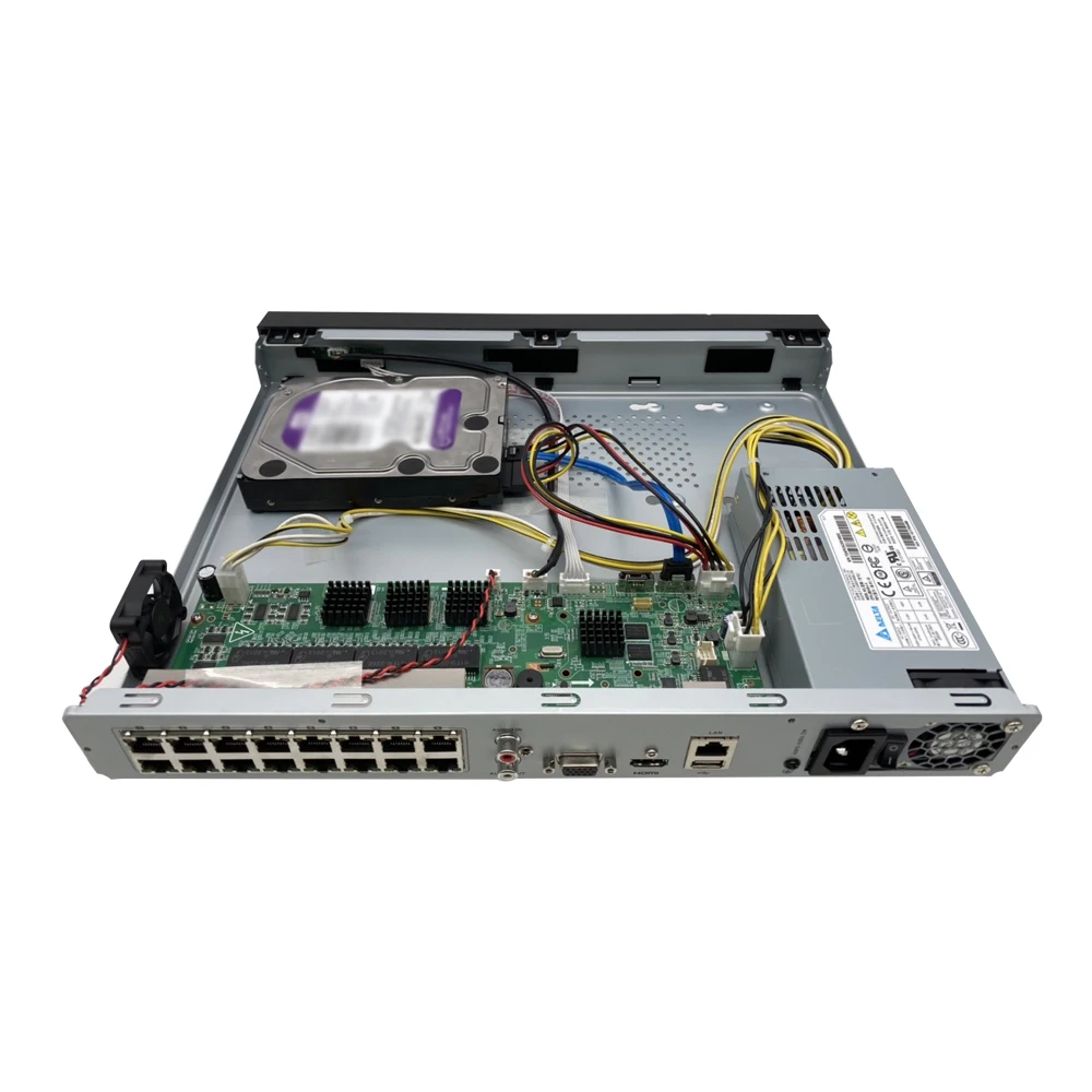 UniLook 16CH NVR 12Pcs 5MP Gray Dome POE IP Camera NVR Kit Security System 2.8-12mm Lens 4X Zoom IR NVR Kit P2P View Onvif H.265