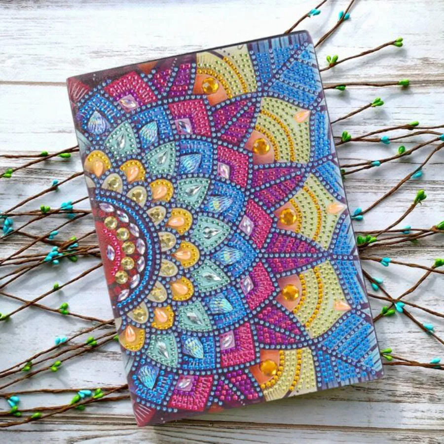 

5D DIY Special Shaped Diamond Painting Notebook Cat Diary Book Mosaic Embroidery Diamond Cross Stitch Notebook Gifts