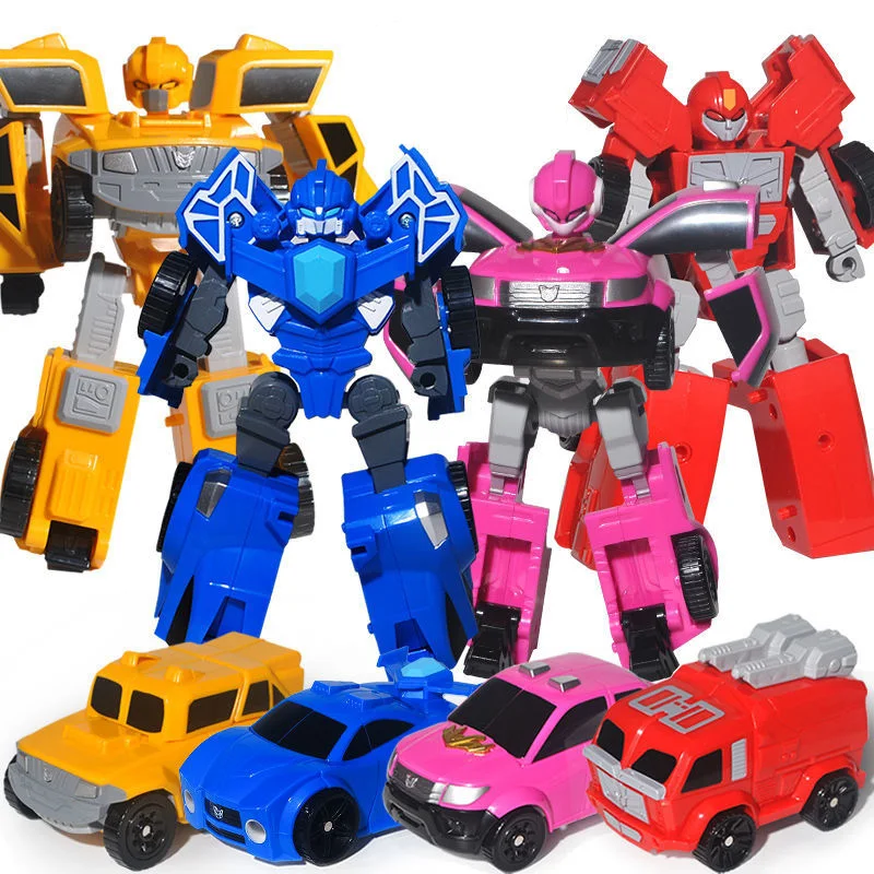2021 Mini Force Transformation Robot Toys Action Figures MiniForce X Volt Simulation Car Airplane Deformation Toy | Игрушки и хобби