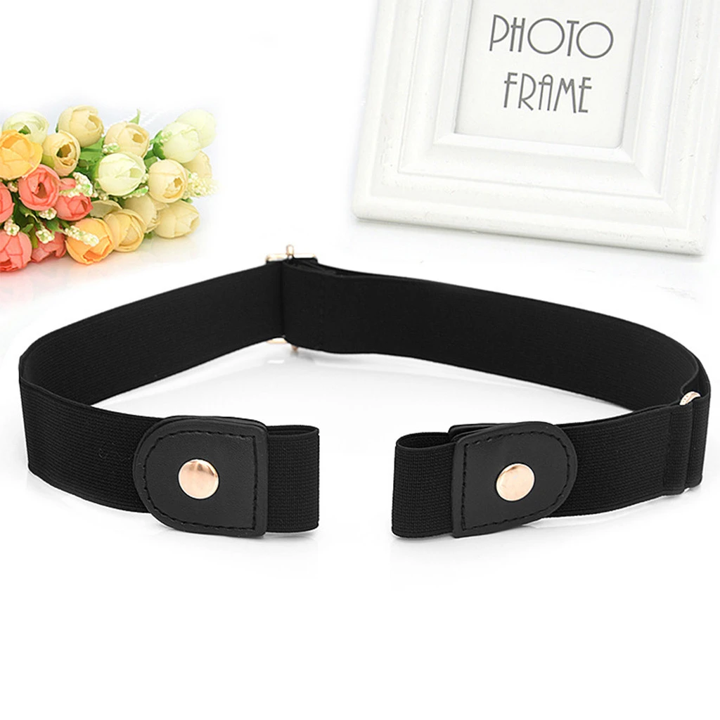 1 шт. элегантный женский эластичный пояс без пряжки эластичные женские джинсы