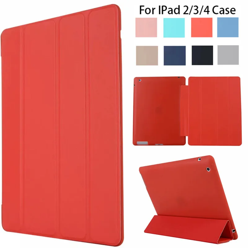 Чехол для iPad 2 3 4 9 7 дюйма чехол из искусственной кожи мягкая задняя крышка