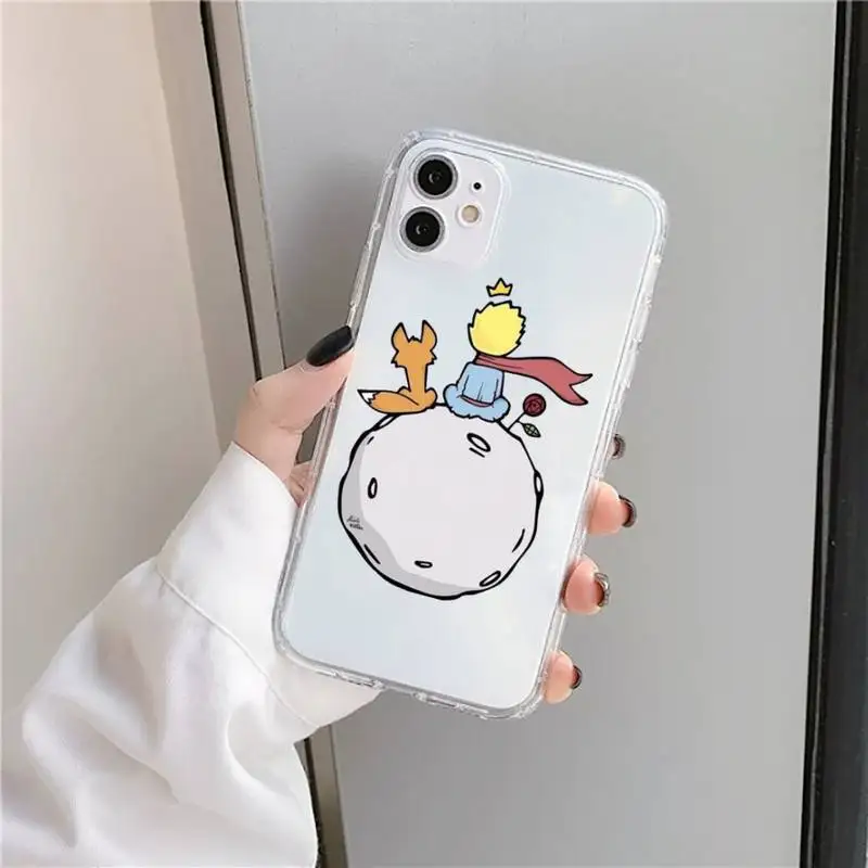 

Little Prince Phone Case Transparent soft For iphone 5 5s 5c se 6 6s 7 8 11 12 plus mini x xs xr pro max