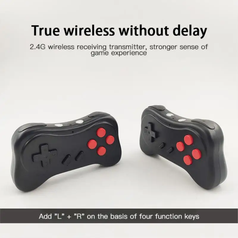 Built In 620 AV Game Retro TV Game Stick Player Cool Baby New U02 Video Game Console 2.4G Double Wireless Game Controller