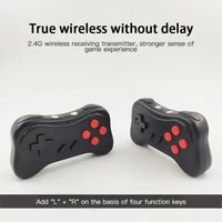 built in 620 av game retro tv game stick player cool baby new u02 video game console 2 4g double wireless game controller
