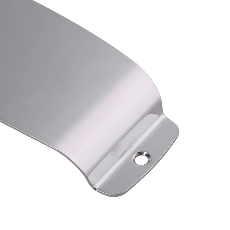 

Electric Guitar Bass Accessories Kit Protector Bridge Plate Cover and Pickup Cover with Screws Silver