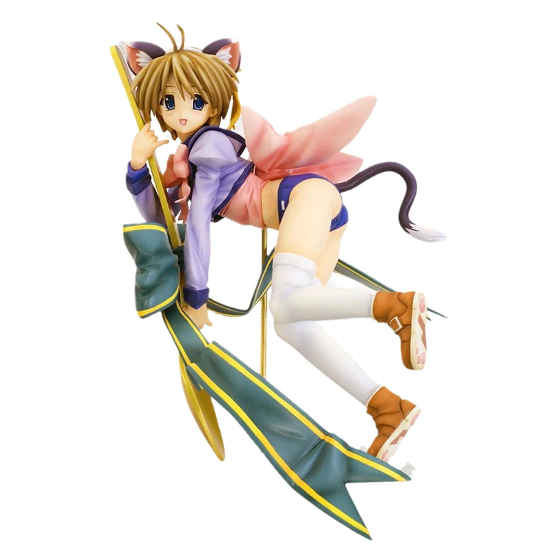 

KOTOBUKIYA Japanese cartoon model figure 4-Leaves Aqua Age Katase Yuki Cat ears figure anime dolls, anime characters