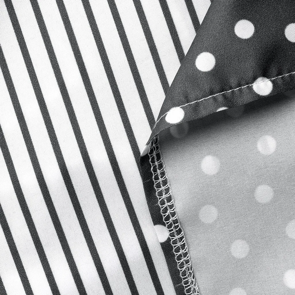 

Fashion Striped Dot Printed Dress Plus Size Summer Dress Holiday Casual Loose Simple Sleeveless Dress Women's Clothing S-5XL