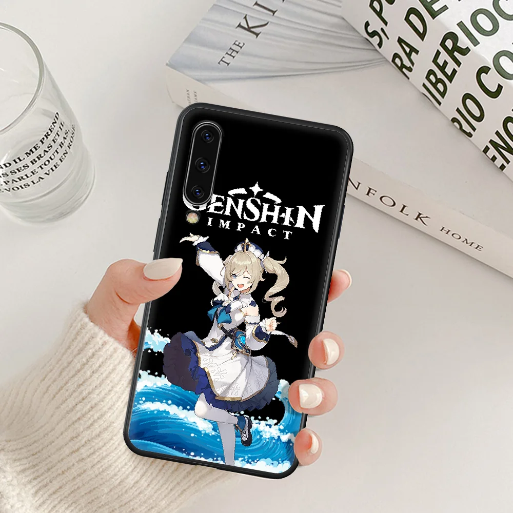 

Genshin Impact Phone Case For Samsung Galaxy A 5 7 8 10 20 20E 21S 30 30S 40 50 51 70 71 black Bumper Silicone Cover Trend