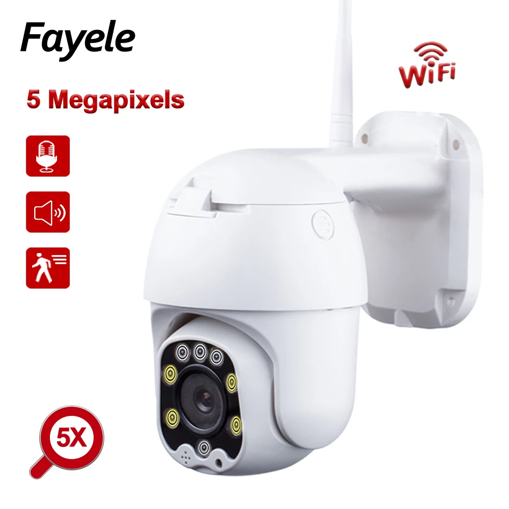 Скоростная купольная PTZ камера 2 5 дюйма МП Wi Fi кратный зум 1080P|Камеры