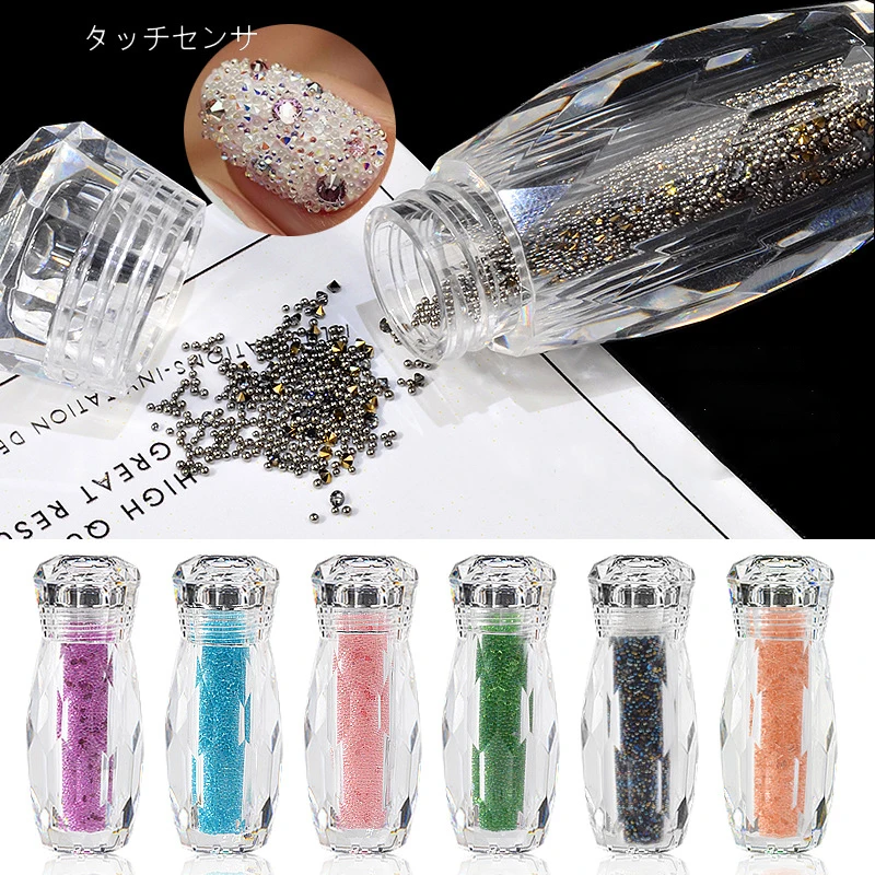 1 трубка разных размеров Хрустальный красочный опал стразы для дизайна ногтей