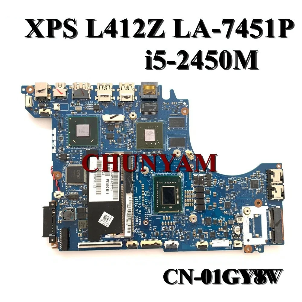 Восстановленная модель для ноутбука dell XPS 14 L412Z материнская плата с