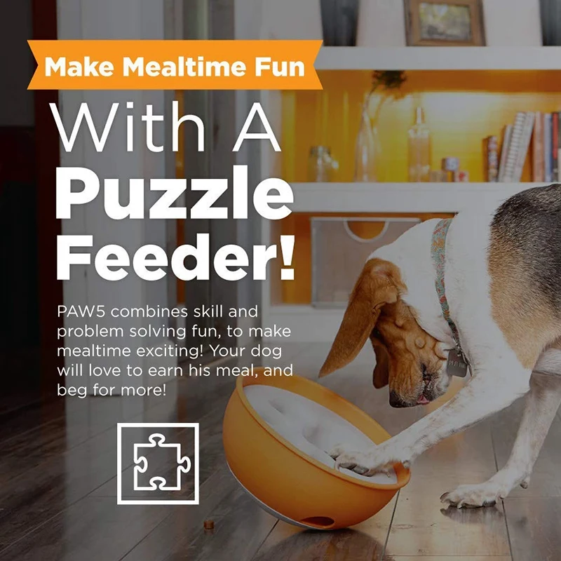 Bowl Puzzle Feeder Dog - Interactive Enrichment Dish Slow for Dogs | Дом и сад