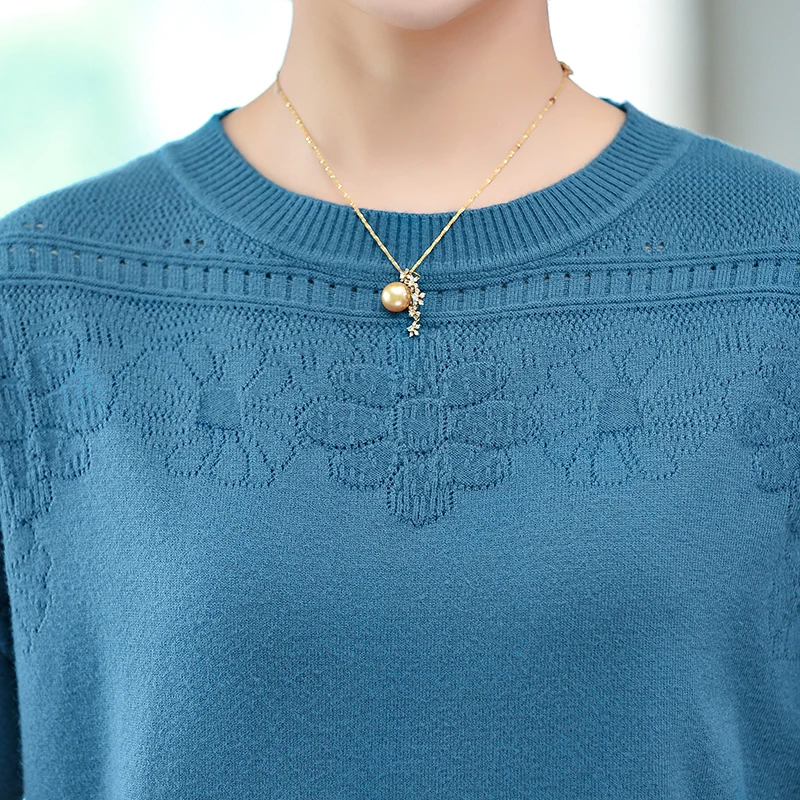 ASLTW женский свитер новый осенне-зимний пуловер Трикотаж с длинным рукавом