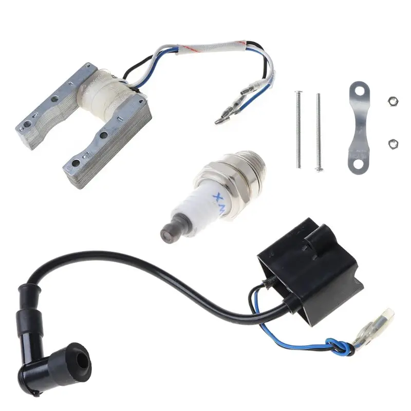 Магнитная катушка зажигания CDI для моторизованного двигателя 49 куб. См 66 80 свеча