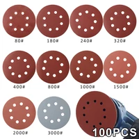 100pcs sanding discs sandpaper sand sheets grit 80 3000 sanding disc polish sanding pad for woodworking polishing tools