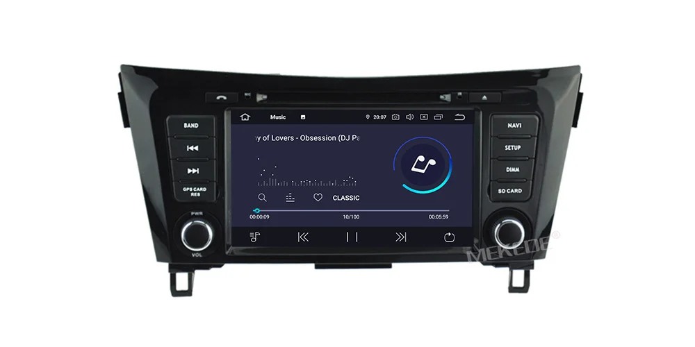 MEKEDE 8core 4G ram 64G rom HD экран автомобиля радио Android9.0 для Nissan qashqai X-Trail- gps навигатор dvd плеер