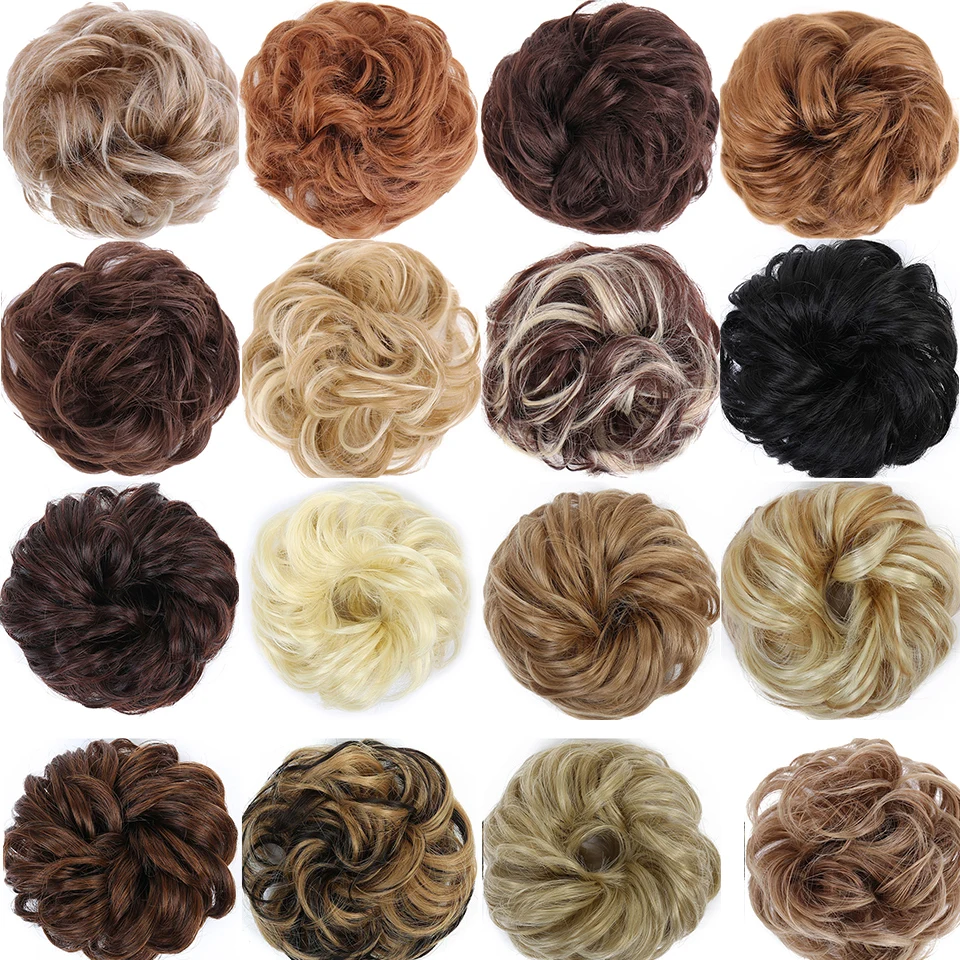 Модные аксессуары для наращивания волос в пучок Пончик шиньоны парик головной