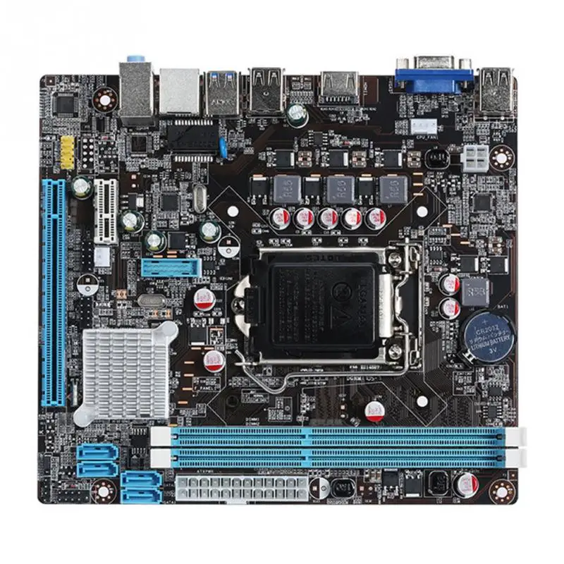 Новая Intel B75 Socket LGA 1155 Материнская плата Micro ATX 32 ГБ 2 DDR3 1066 1333 1600 USB 3 0 PCI E для Xeon Core i3 i5