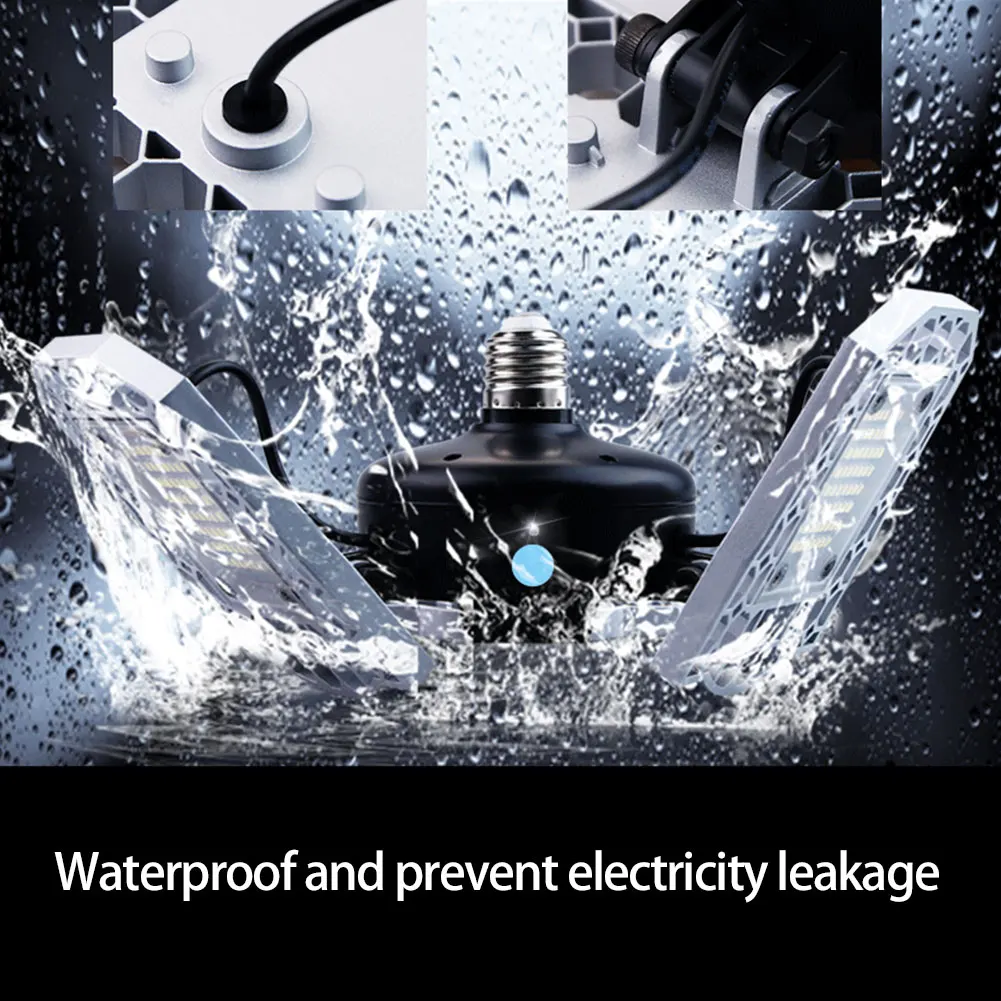E26/E27 светодиодный Подержанные гаражные Мастерская Света 60/80/100W Водонепроницаемый IP65 освещение LED Промышленный потолочный светильник для склад магазин