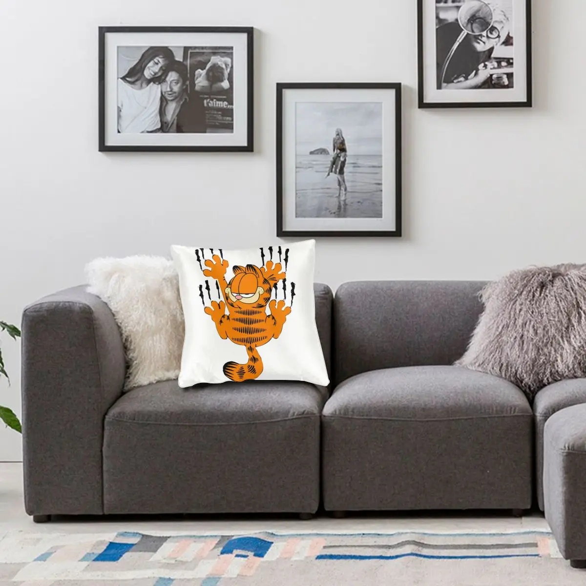 

Garfield Lovely Cat Square Pillow Case Throw Pillow 45*45cm Pillowcover Home Decor