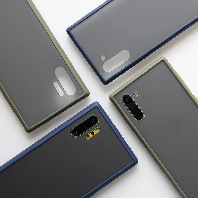 

Matte Bumper For OPPO Realme 7 Case For Realme 7 6 Pro C11 C12 C15 Cover Shockproof Hard PC Protective Phone Case For Realme 7