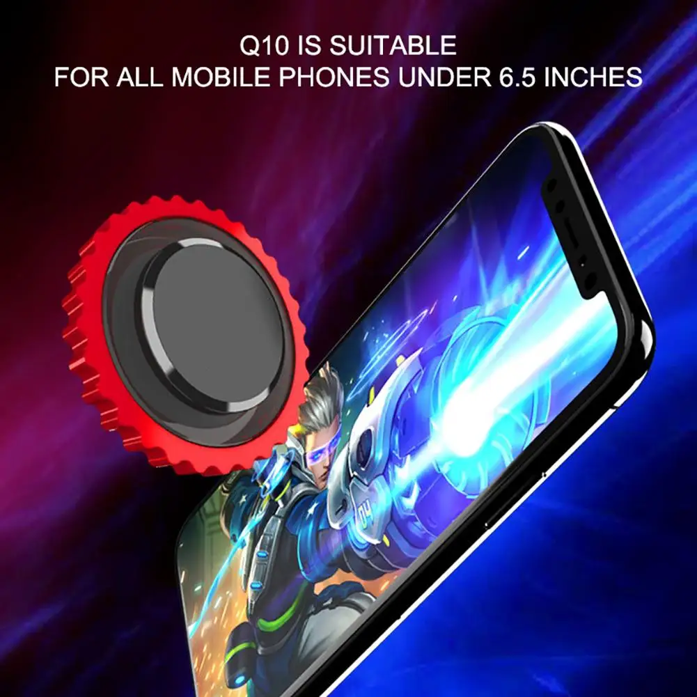 Q10 Mobile Games Joystick Round Game Screen Sucker Controller for Android iOS Computer For PUBG With | Электроника