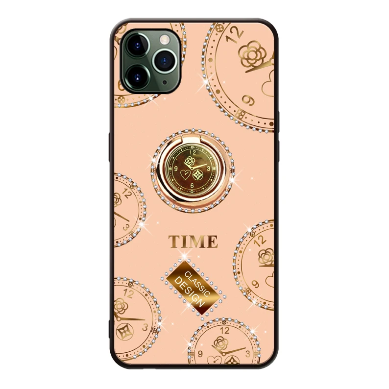 

Fashion Glitter Shining Cases For iphone 11 Pro Max Plating Clock Pattern PC Phone Case for iphone XS Max XR X 6 S 7 8 Plus Case
