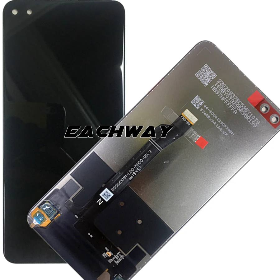 huawei Nova 6 ЖК-дисплей WLZ-AL10 WLZ-TL10 ЖК-кодирующий преобразователь сенсорного экрана в сборе huawei honor v30 View 30 ЖК-дисплей