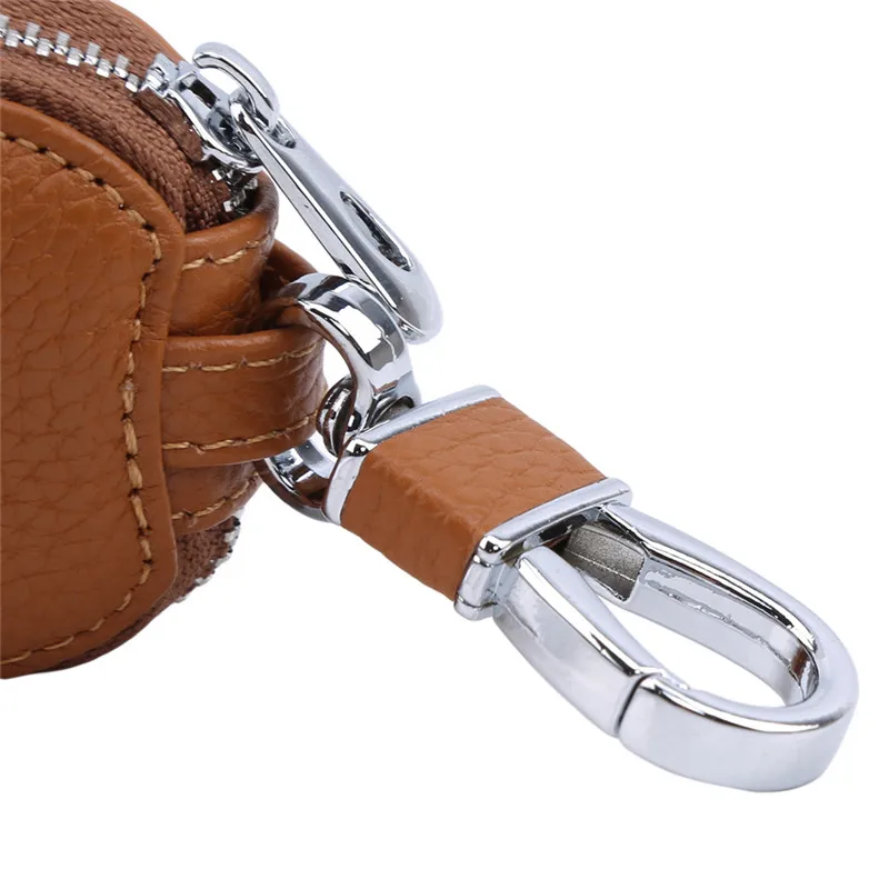 

Fashion Simple Key Holder PU Leather Unisex Solid Key Wallet Organizer Bag Car Housekeeper Wallet Key Case For Car