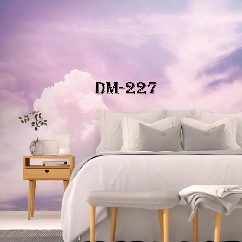 DM-227 Розовое небо облако 3d мультфильм потолочные обои фрески для девочек комната Детский сад Детская Декор стены 3d дочка настенная бумага - Цвет: DM-227