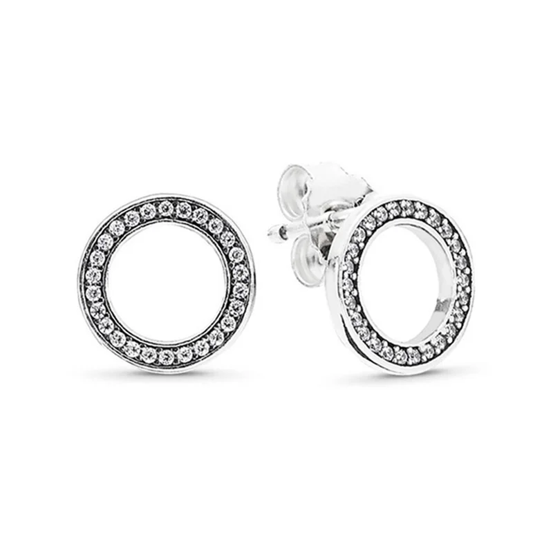 Silver Boosbiy роскошные женские серьги-гвоздики с Микки и Минни из мультфильма Элегантные Изящные серьги Новинка/ювелирные изделия брендовые серьги - Окраска металла: Silver