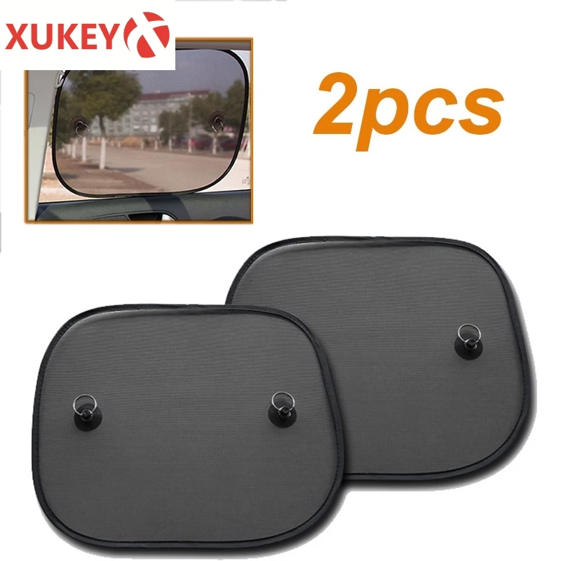 Наивысшее качество 2 шт. черный боковой автомобильный козырек от солнца заднего