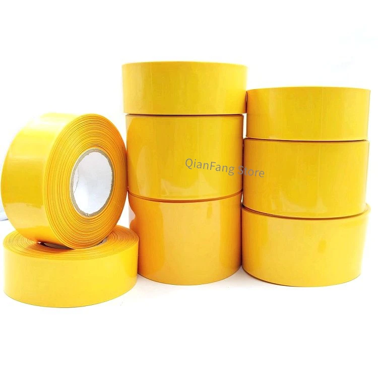 ПВХ термоусадочная трубка 85 мм ширина синий многоцветный усадочный кабельный