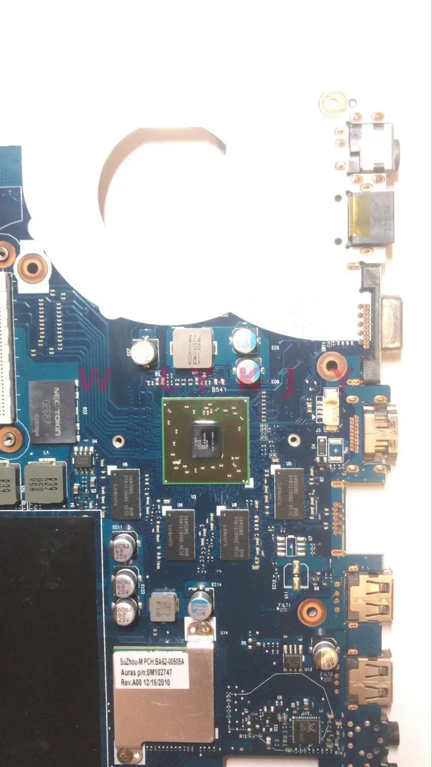 BA41-01298A для Samsung R440 R439 R480 ноутбук материнская плата BA92-06675B BA92-06675A PGA989 HM55 GPU ATI HD5470 100%