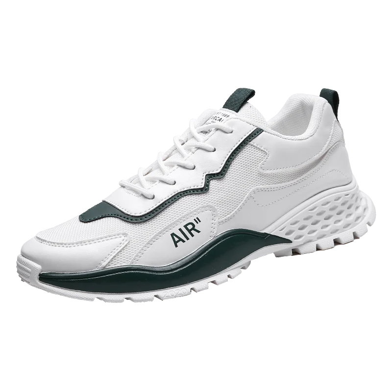 

New 2020 Running Shoes Sneakers PU Leather Sport Shoes Outdoor Jogging Trainers Old Dirty Light Footwear Zapatillas Mujer