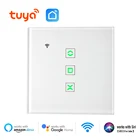 Tuya Smart WiFi рольставни жалюзи переключатель для электрического занавеса приложение Дистанционное Управление таймер Google Home Alexa голосовых команд