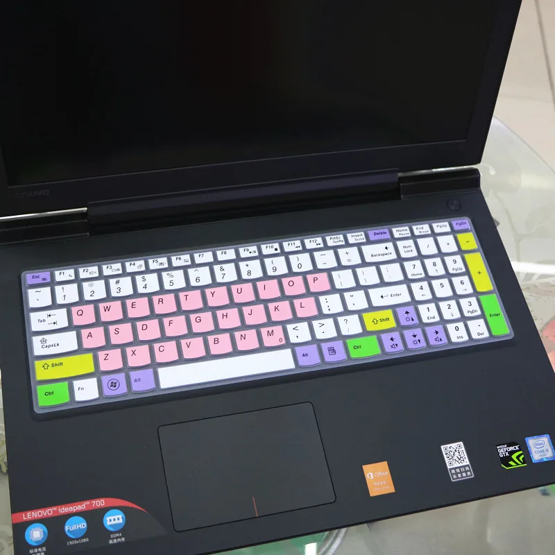 Силиконовая наклейка на клавиатуру ноутбука Lenovo Ideapad 700 15ISK 15 6 дюйма Защитная