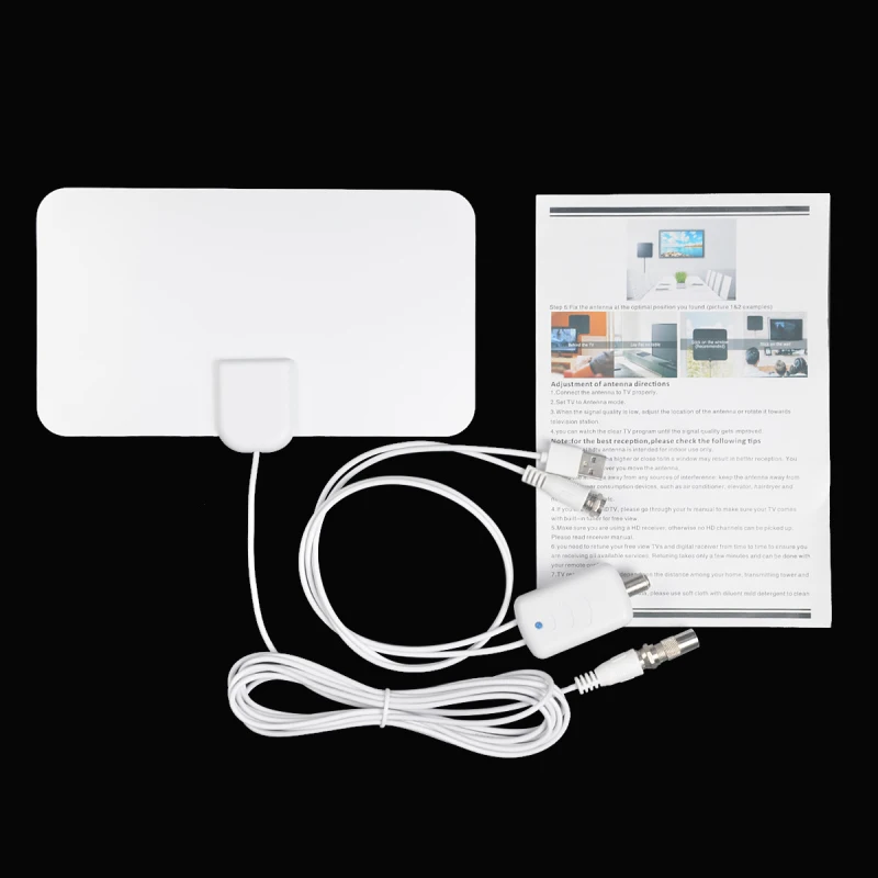 ТВ-приставка HD TV DTV Box с высоким коэффициентом усиления 1080P цифровая ТВ-антенна