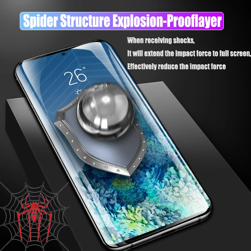 uv tempered glass for samsung galaxy s22 s21 s20 ultra fe screen protector s10 s8 s9 note 20 10 9 8 plus s10e 5g s 21 22 5g film free global shipping