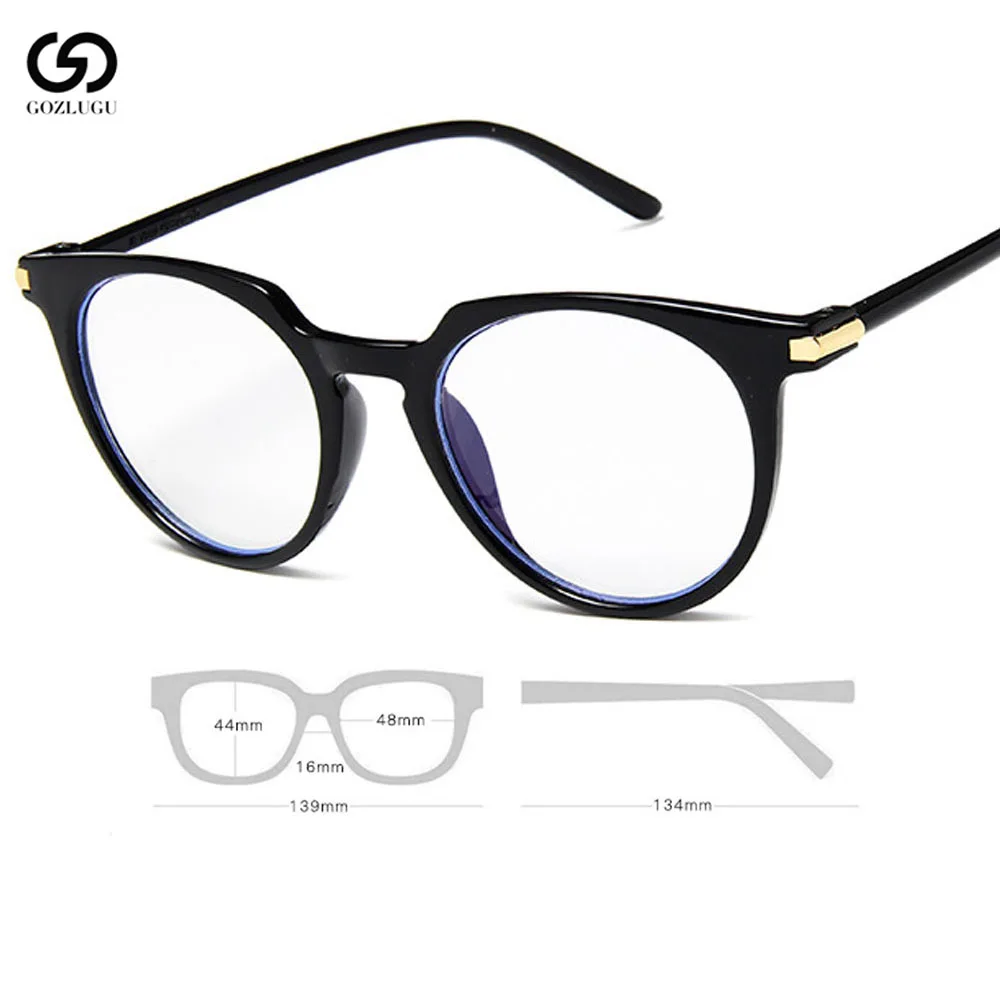 Модные женские очки оправа мужские винтажные кошачьи прозрачные линзы|Мужские