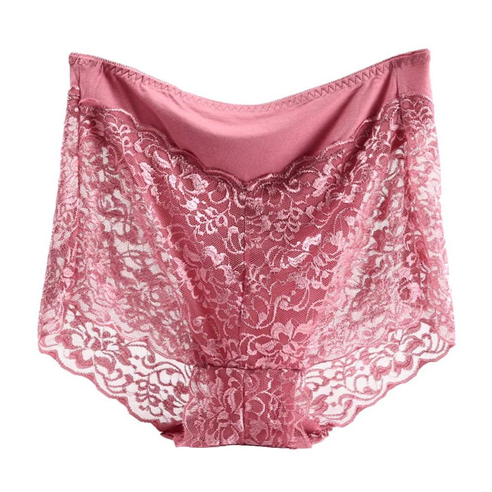 Трусики женские х/б с вышивкой высокой эластичной талией | Женская одежда