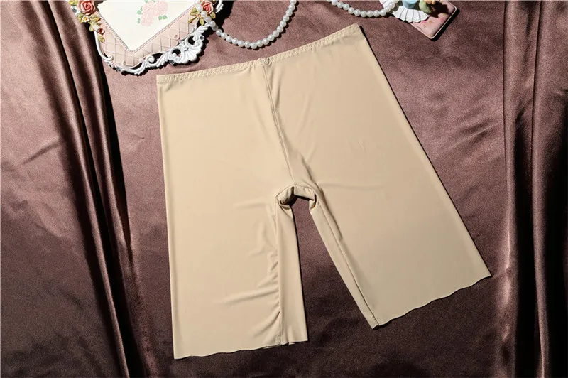 Женские бесшовные шорты-боксеры летние нейлоновые колготки Короткие трусы