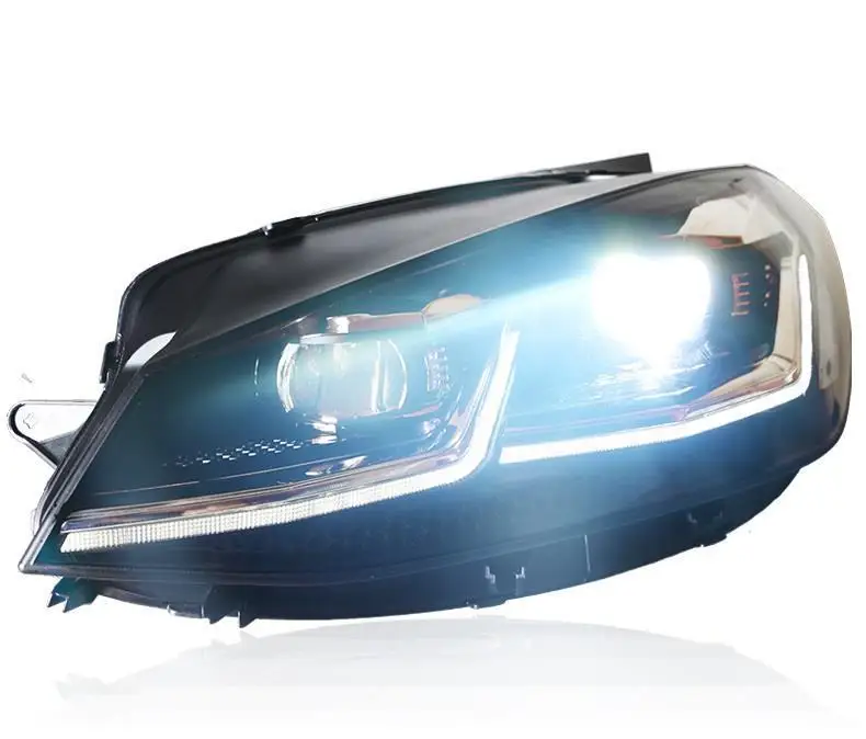 Led Para Авто дневные ходовые Боковые указатели поворота освещение автомобиля фары Задние фары 14 15 16 17 для Volkswagen Golf 7
