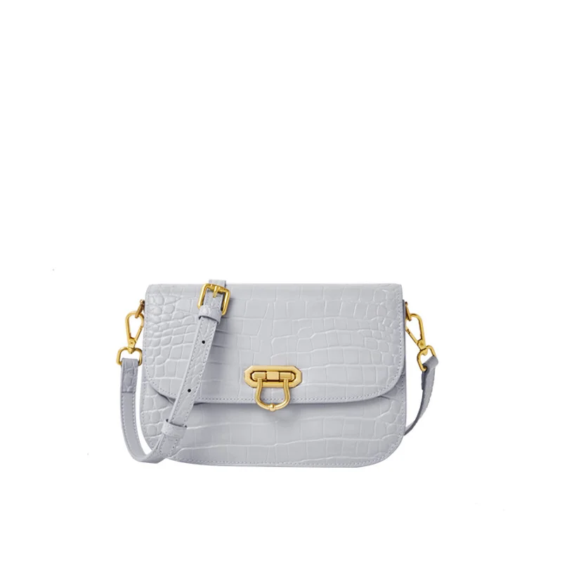 

New Cowhide Women's Simple Single Shoulder Bag Luxury Genuine Leather Fashion Small Square Bag High Quality Crossbody Handbag